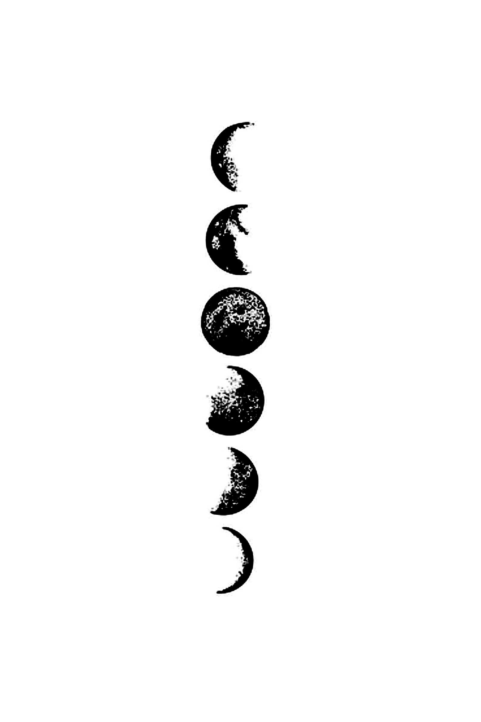 Moon Phases Tattoo