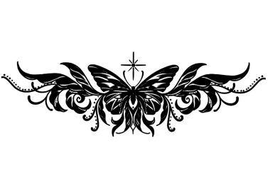 Noir Butterfly Bloom