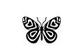 Simple Butterfly Tattoo
