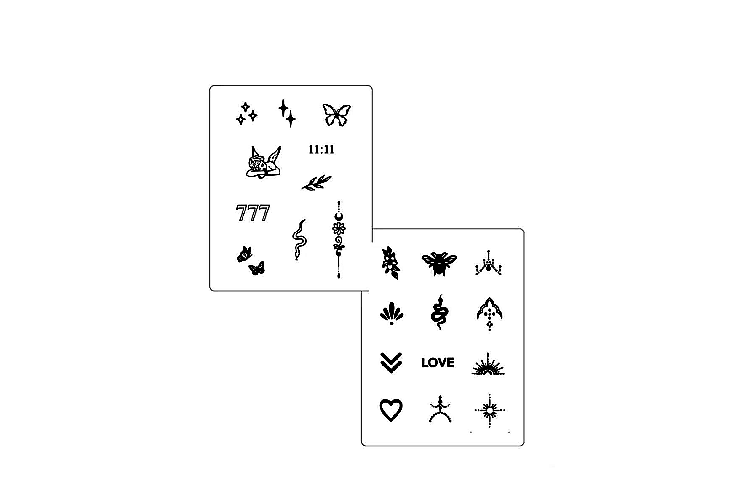 Tiny Mixed Tattoo