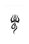 Trident Om Tattoo